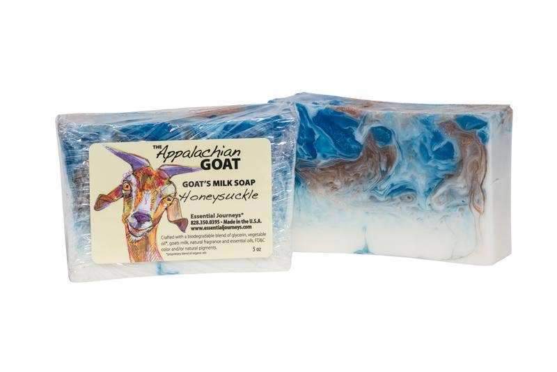 5oz Honeysuckle Goats Milk Soap Slice