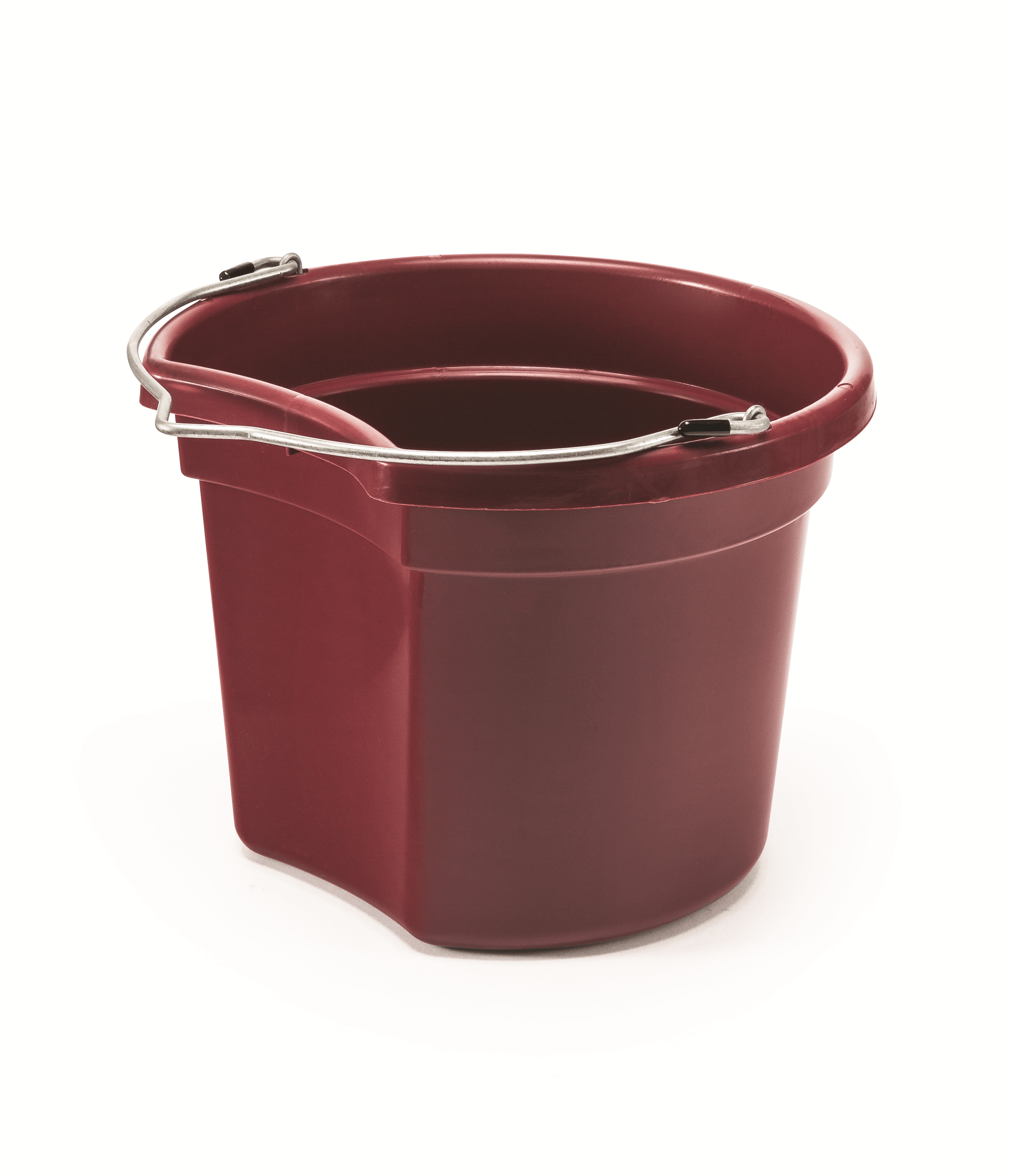 KD-154 8 Qt. Flat Back Silver Line Bucket
