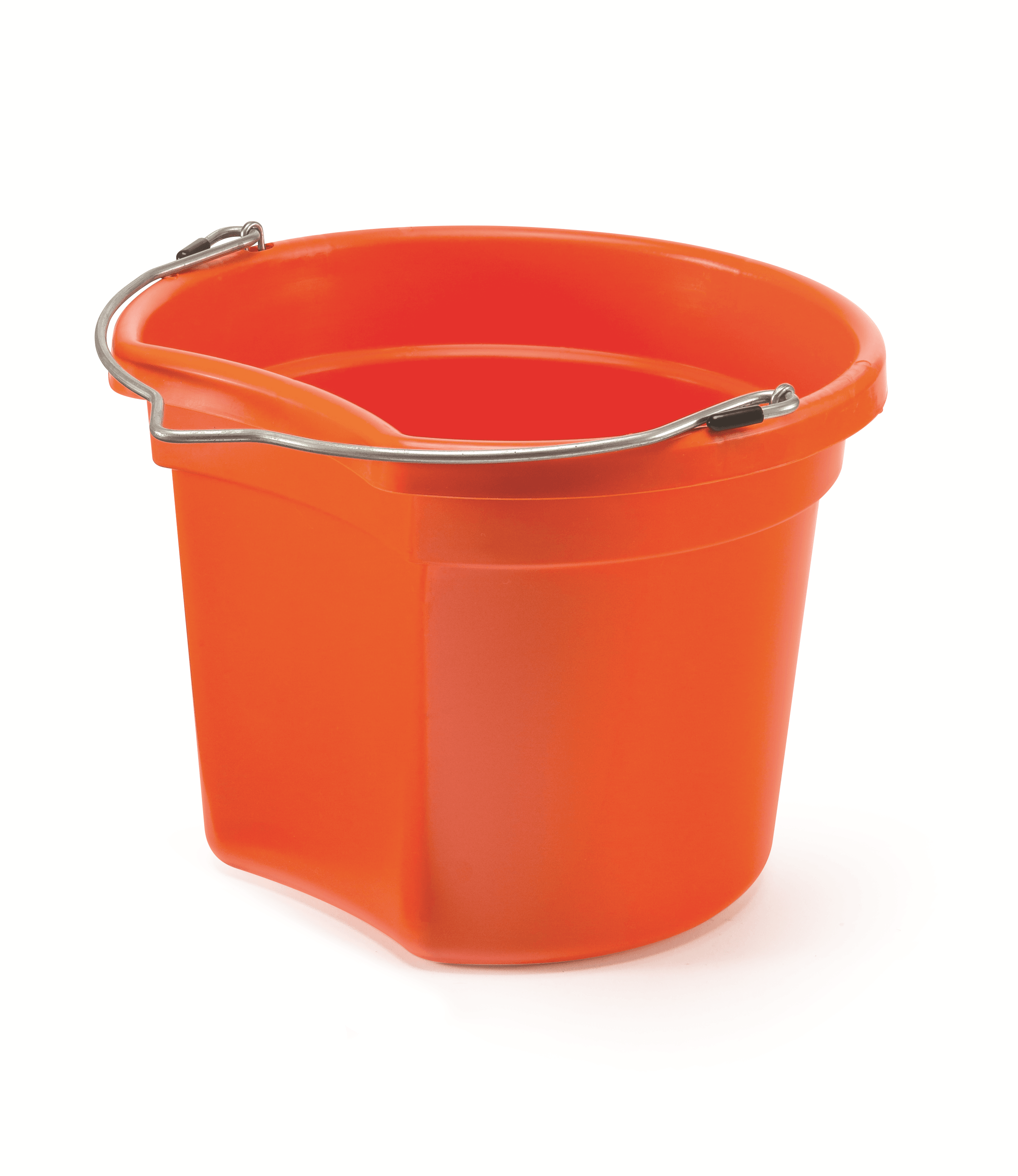 KD-154 8 Qt. Flat Back Silver Line Bucket