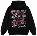 Black Horses Will Never Hoodie