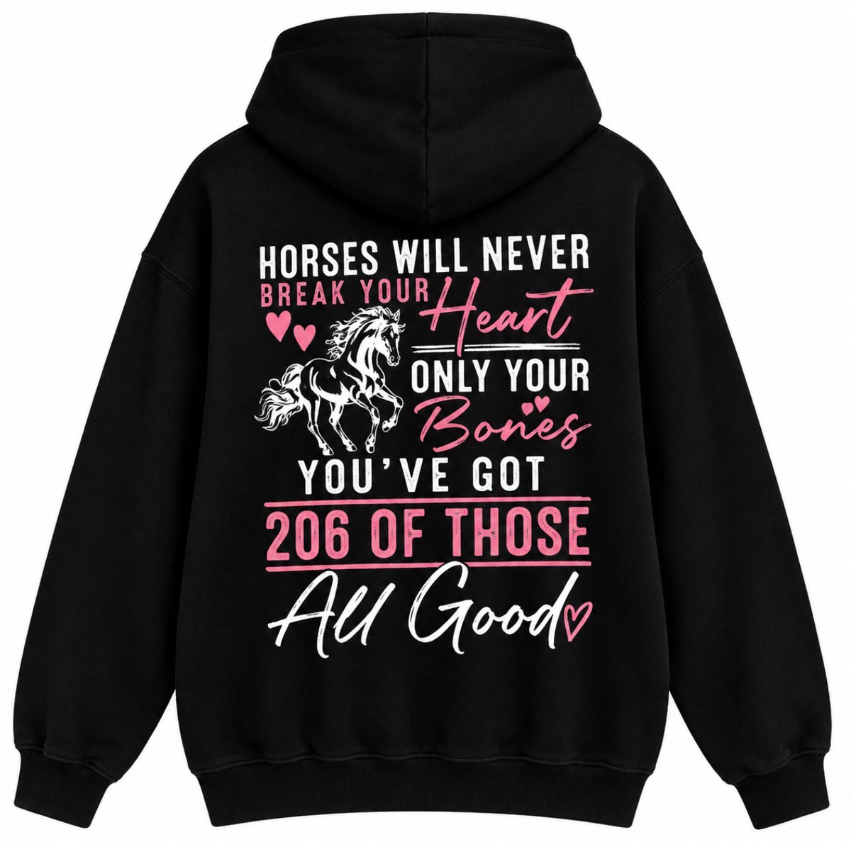 Black Horses Will Never Hoodie