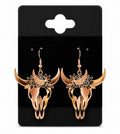 Bull Gold Earrings