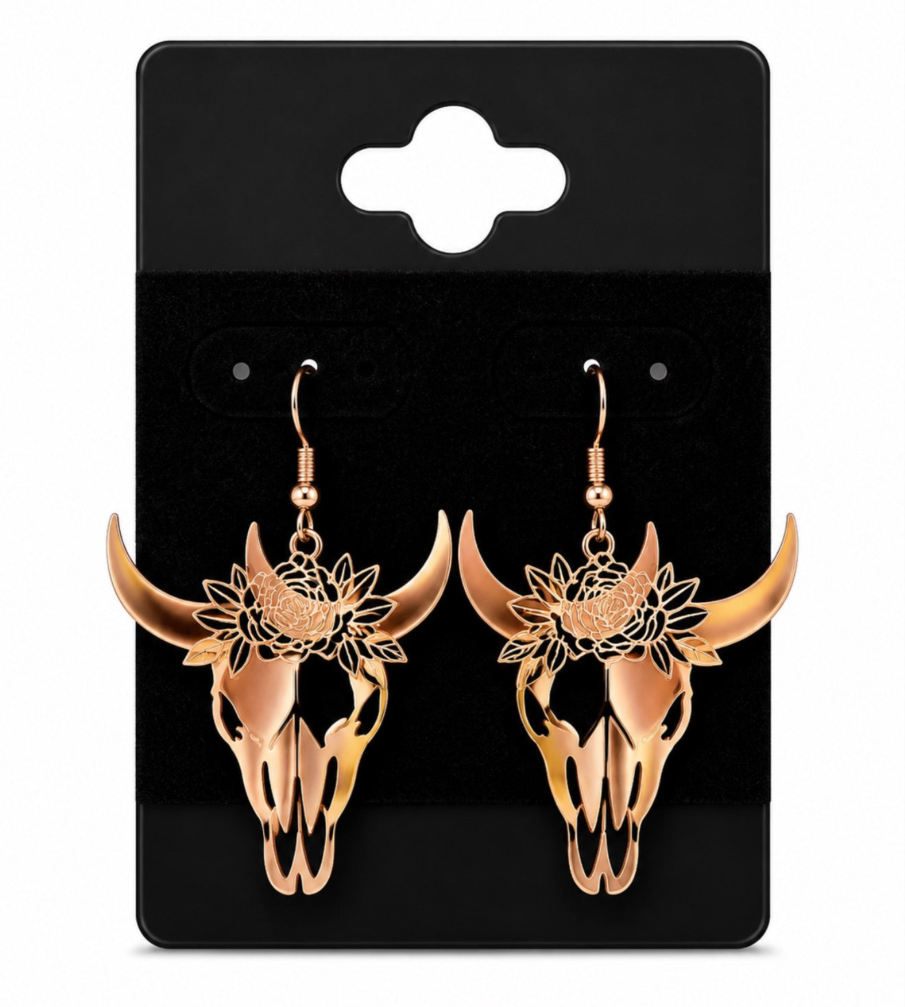 Bull Gold Earrings
