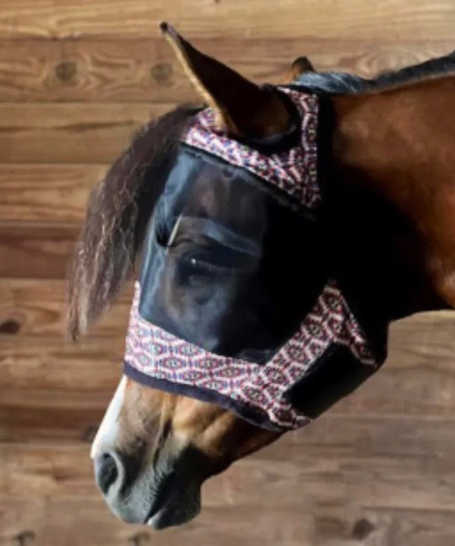Pony Size Colorful Fly Mask