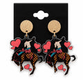 Bull Bucking Earrings
