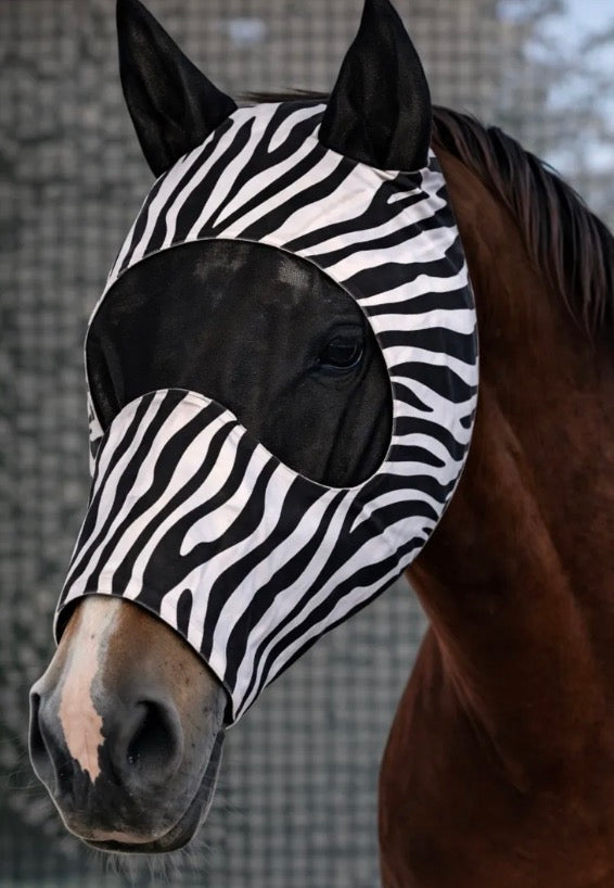 Pony Zebra Fly Mask