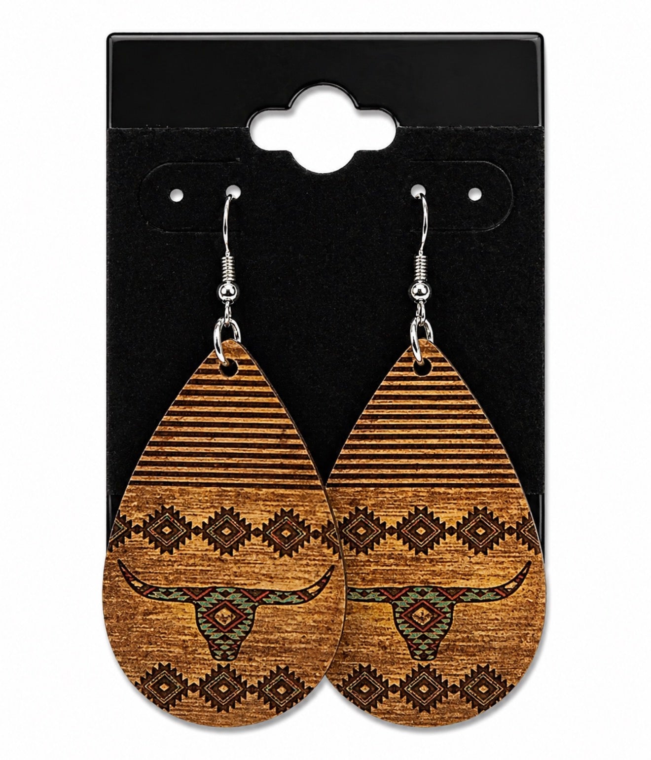 Skull Western Earrings