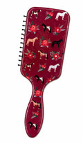 Maroon Horse Hair Brush