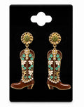 Sequin Boot Earrings