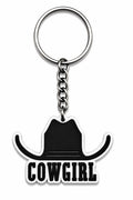 Cowgirl Keychain