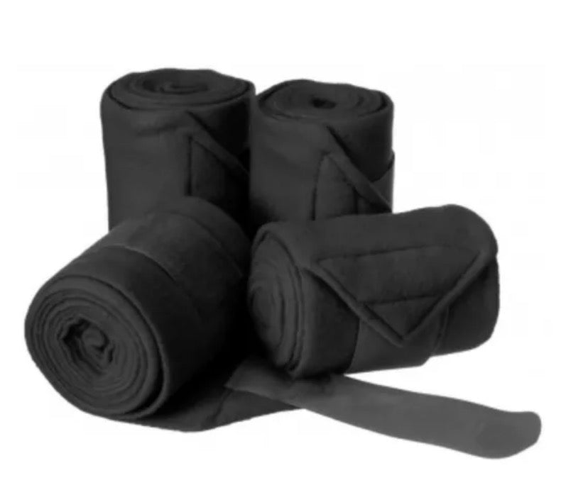 Set 4 Black Polo Wraps