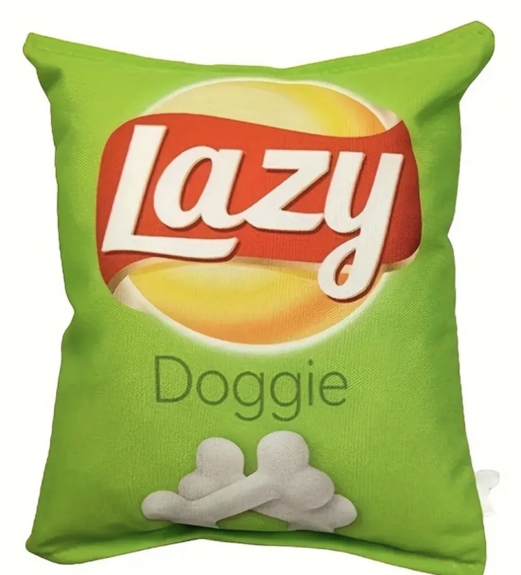Lazy Doggie Chip Dog Toy
