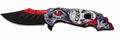 Purple pocket knife