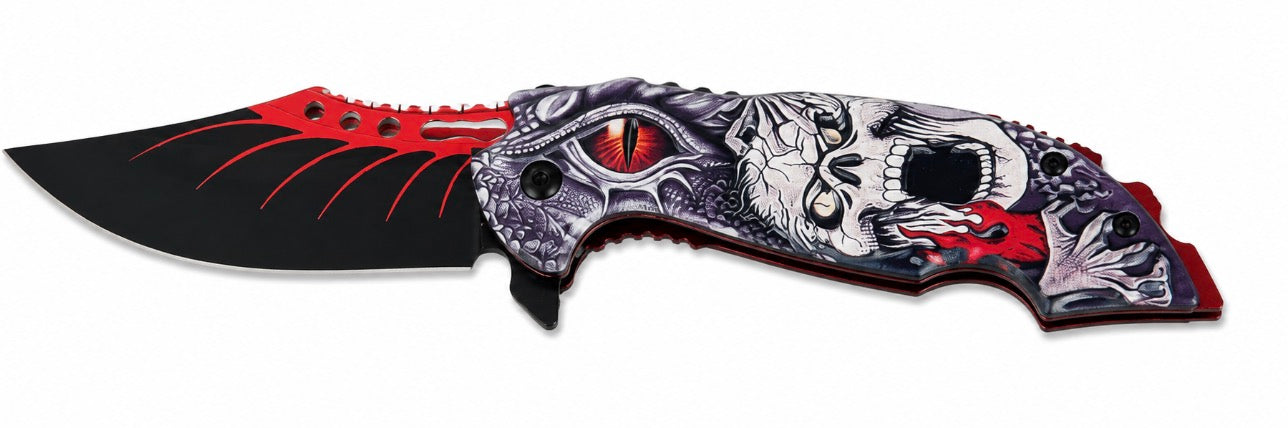 Purple pocket knife