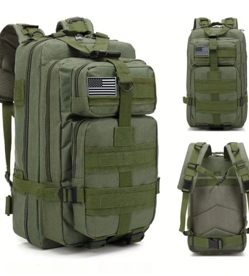 Green Hiking Backpack