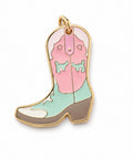 Teal boot clip keychain