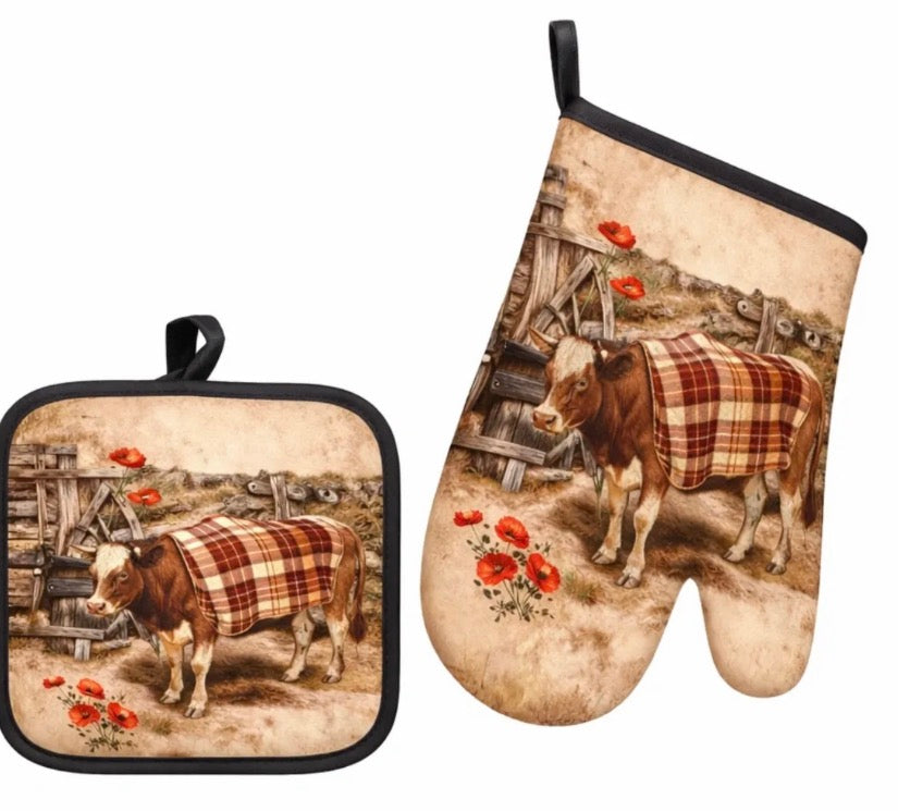 Cow Pot Holders