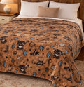 Orange Plus Queen Blanket