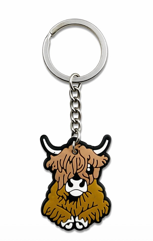 Cow Keychain