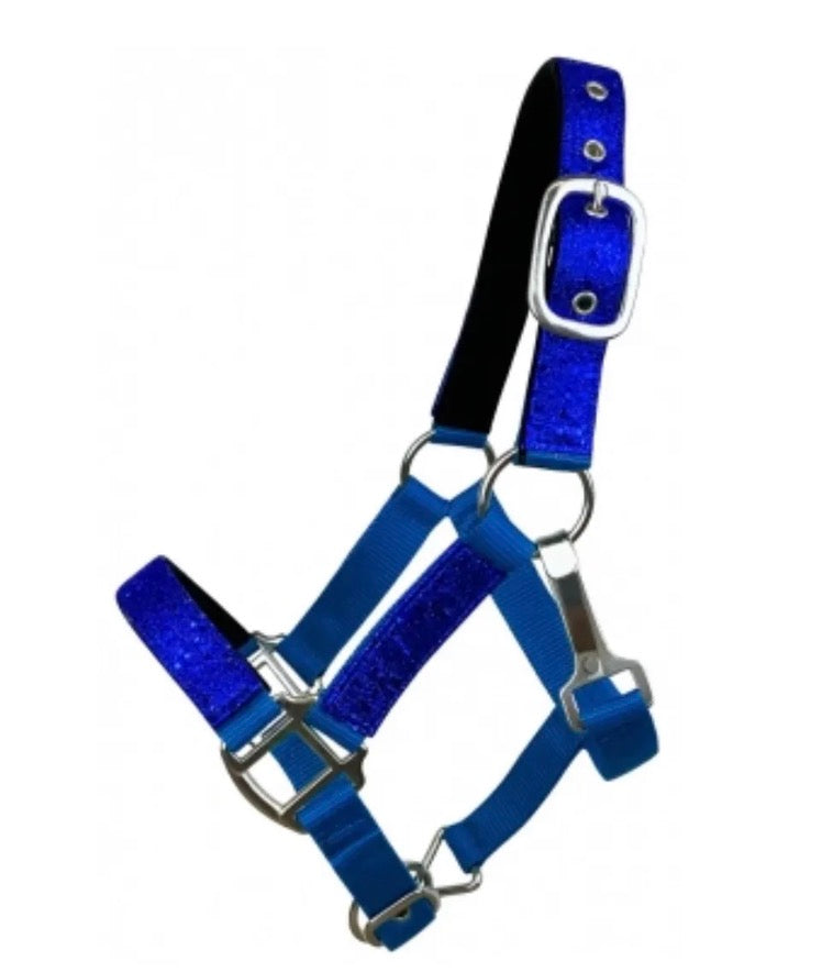 Pony Blue Glitter Halter