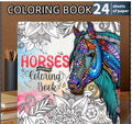 Horses Coloring Book