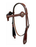 Brown Texas Star Headstall