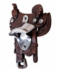 Saddle bottle opener