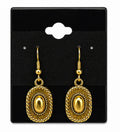 Gold Hat Earrings