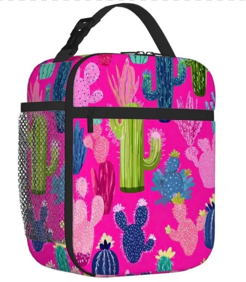 Pink Cactus Lunchbox