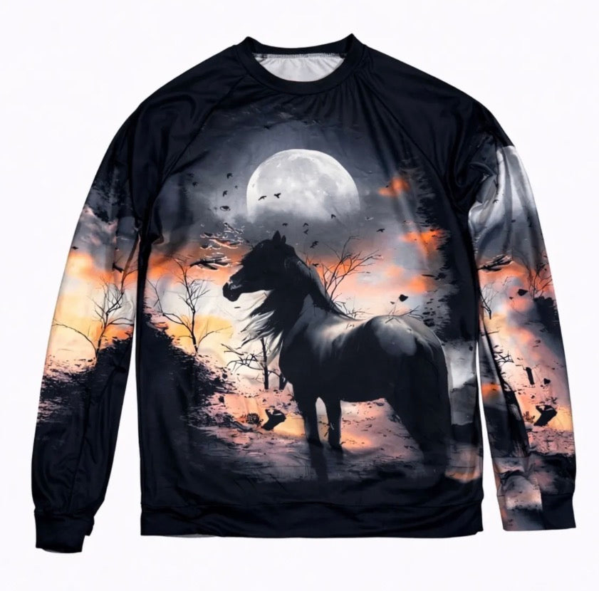 Black Horse Sweater