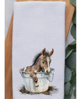 Baby horse kitchen towel