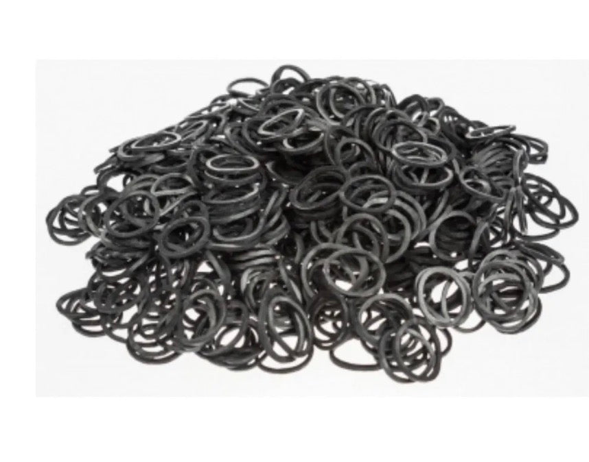 500 Count Braiding Bands Gray
