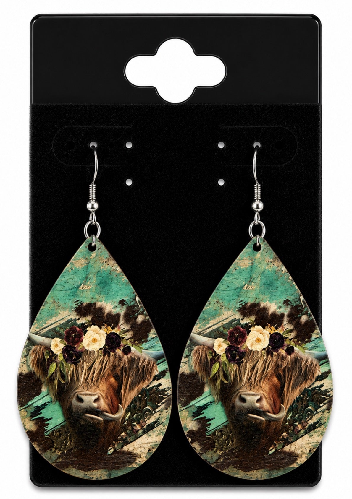 Green Highland Earrings