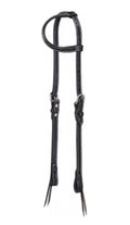 Cowhide One Ear Headstall Black