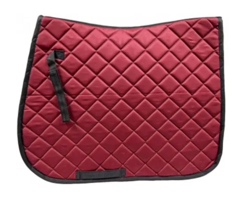 Burgundy All Purpose Saddle Pad