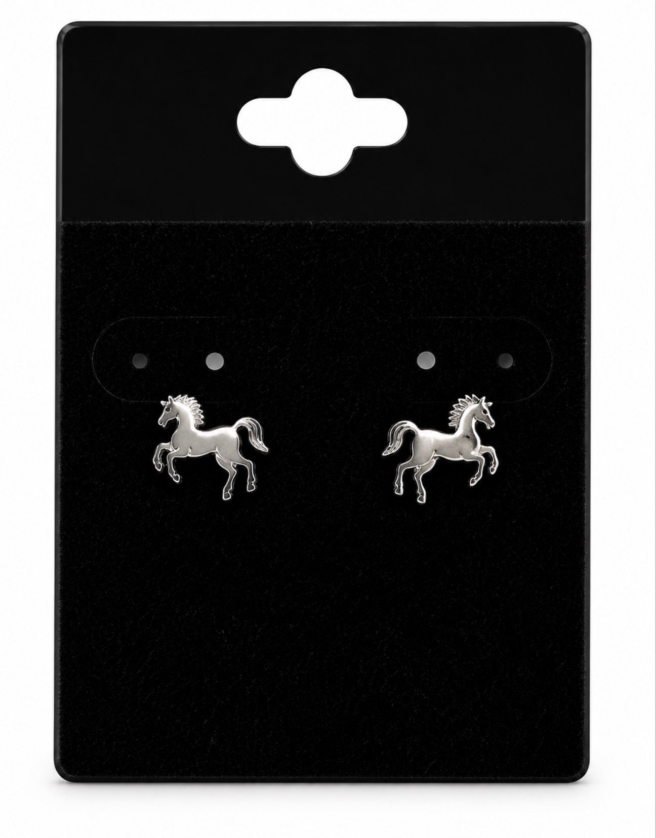 Silver Horse Earrings