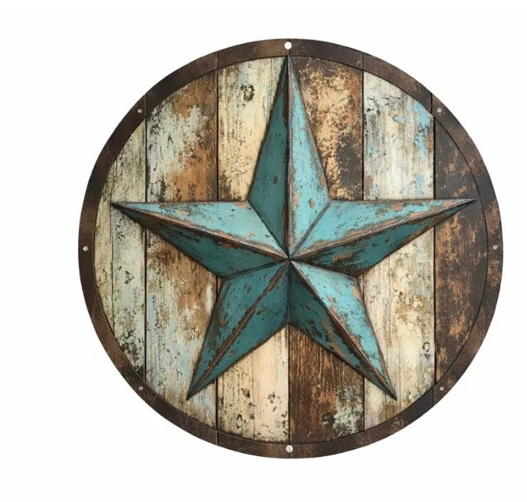 Western Metal Sign Small