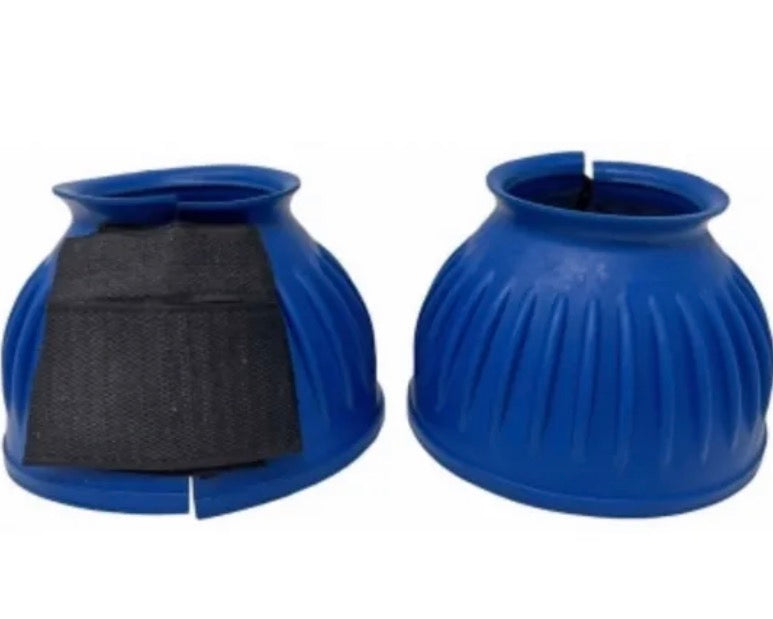 Ribbed Blue Bell Boots