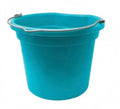 8 QT Teal Flat Back Bucket