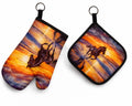 Sunset Potholders