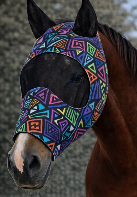 Color block Fly Mask