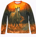 Orange Horse Sweatshirt