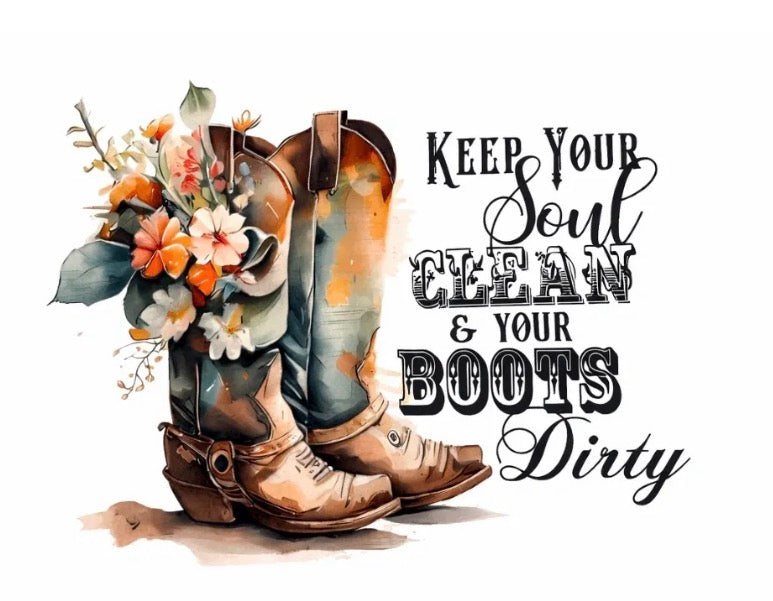 Boots Clean Rug