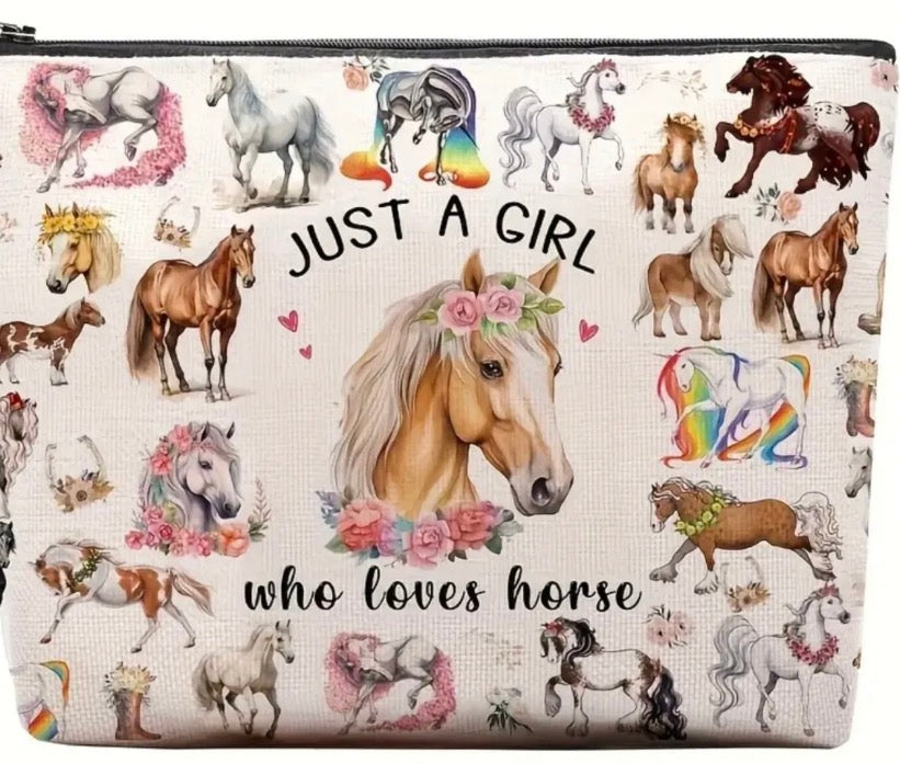 Just A Girl Makeup Bag