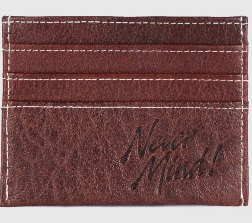Never Mind Western Coin Pouch