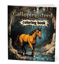 Horse Galloping Coloring Book