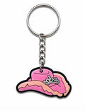 Pink Cowboy Hat Keychain