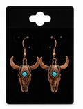 Bronze Western Earrings