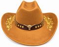 Floral Bull Cowboy Hat
