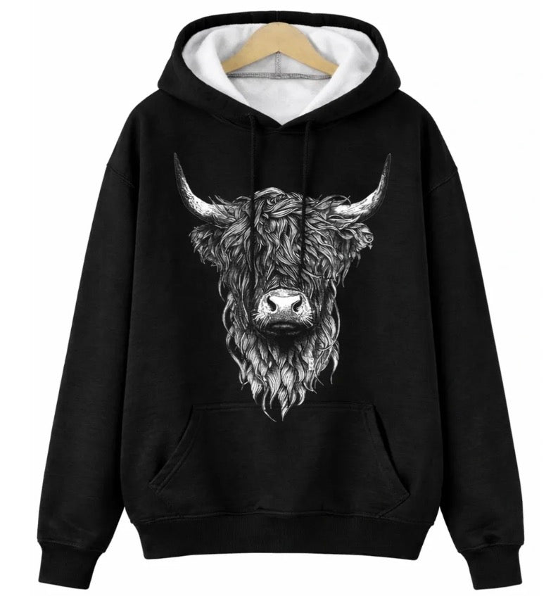 Black Cow Hoodie